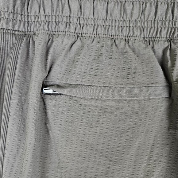 Athleta Textured Brooklyn Jogger Pants Size 12 Gray Nylon/Spandex - Picture 5 of 12